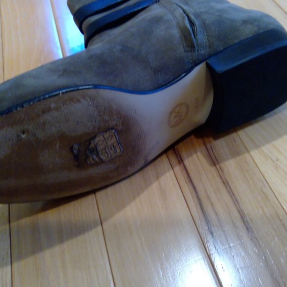 Olive Green Booties - Picture 5 of 8